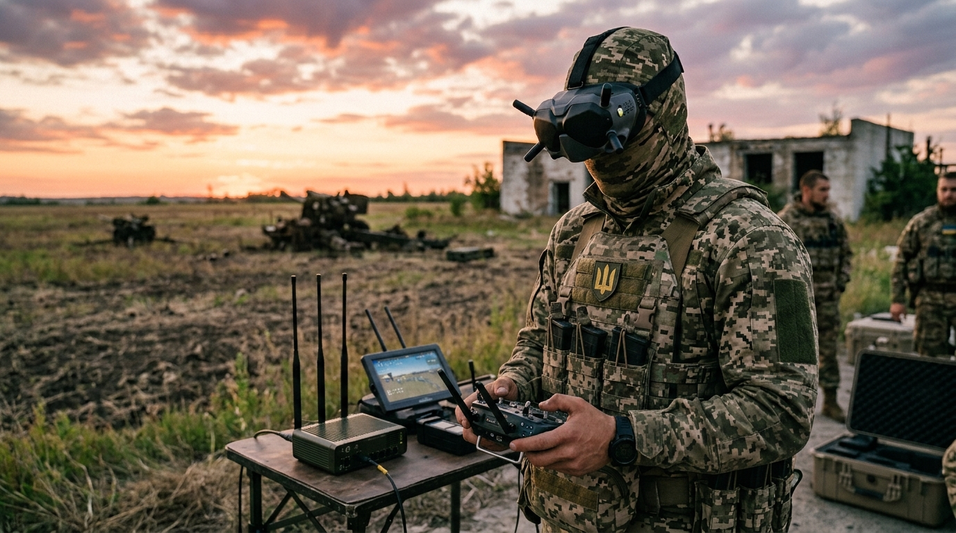 Ukrainian FPV drone pilot, yes, it's AI